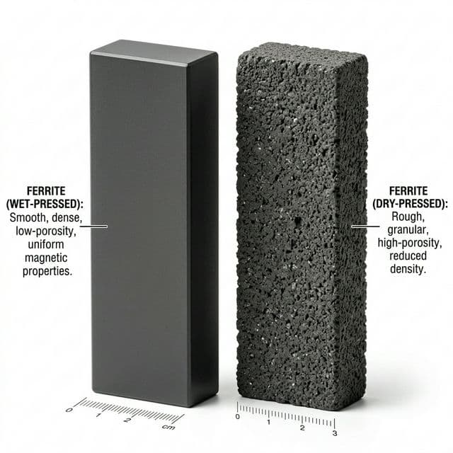 Wet Press vs Dry Press Ferrite: Process Selection for OEM Programs