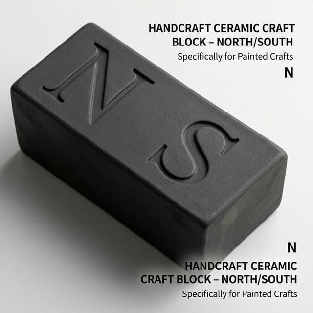 Ferrite button magnets for craft kits and classroom use.